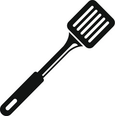 Sticker - Cooking tool spatula icon simple vector. Rustic element. Kitchenware tool