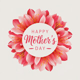 Fototapeta Kwiaty - Mother's Day, Mother's Day calligraphy. Happy Mother's Day, Mother's Day lettering.
Mothers Day Poster, Happy Mothers Day lettering. Mother's Day handwritten, Mother’s Day typography, Poster. Vector