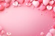 Backgrounds heart petal pink.