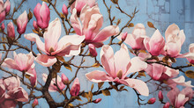 Yulan Magnolia Flowers