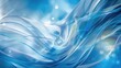 Business wave corporate background, abstract blue waves, weaving and flowing on a fabric canvas
