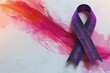 Purple ribbon awareness for Alzheimerâ€™s Disease, 