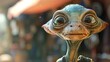 photo of a funny alien eccentric character