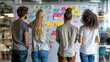 © basketman23 - A whiteboard filled with Agile teams sprint goals,  tasks,  and progress