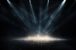 Stage spotlight effect, black background,  by rawpixel