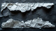 Artistic Crumpled Paper Forms Resembling Mountain Ranges, Generative AI
