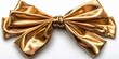 © vadymstock - Golden bow on white background,