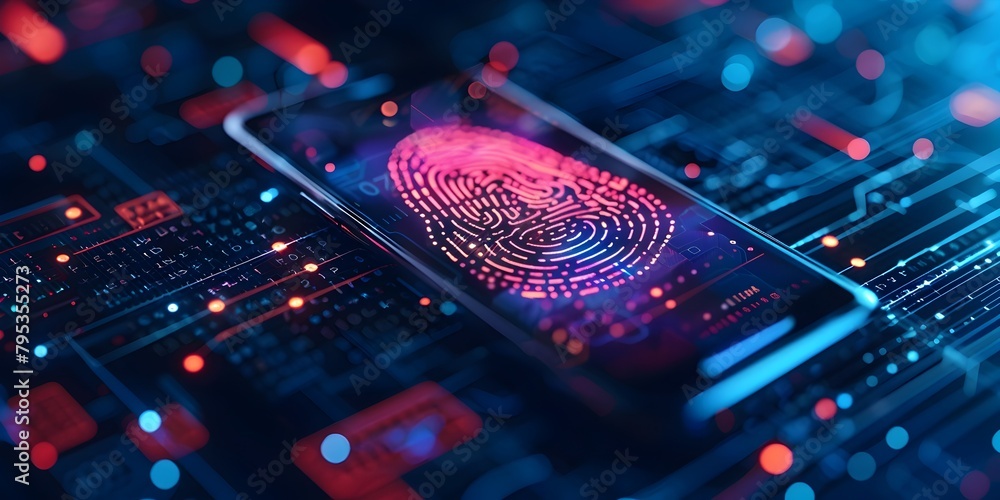 Biometric Mobile Security Interface with Fingerprint and Retina Scan ...