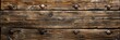 Board Wood. Rustic Wooden Plank Background with Nails for Abstract Banner Design