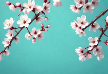 Wall Mural - blossom background