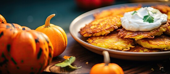 Canvas Print - A plate of assorted food