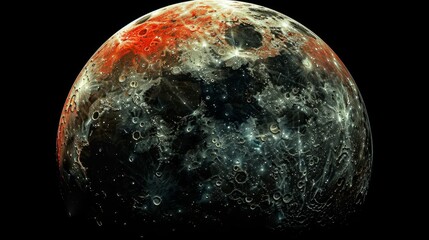 Wall Mural - eclipse: a photo of a lunar eclipse