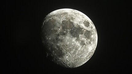 Wall Mural - eclipse: a photo of a partial lunar eclipse