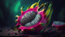 Vibrant Dragon Fruit Exposed Alien Like Interior Revealed In High Resolution Photography