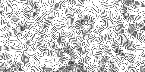 Poster - Topographic map background with geographic line map with elevation assignments.Modern design with White topographic wavy pattern design. Paper Texture Imitation of a Geographical map shades .