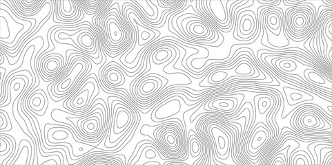 Aufkleber - Topographic map background with geographic line map with elevation assignments.Modern design with White topographic wavy pattern design. Paper Texture Imitation of a Geographical map shades .