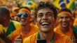 © Pter - close-up of a fanatical Brazilian fan