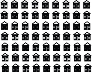 Wall Mural - find the odd one out house. Brain teaser activity game for kids. Vector illustration isolated on white background.