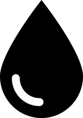 Water drop icon.  water  vector illustration