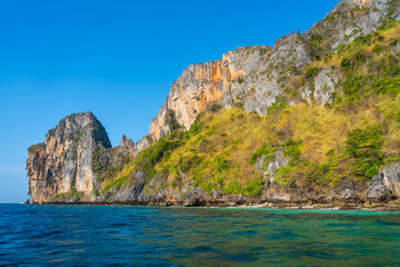 Wall Mural - Exotic islands with turquoise water, panoramic view