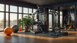 home gym interior concept
