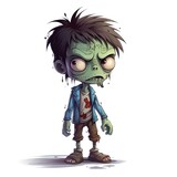 Fototapeta Do pokoju - Słodki mały zombie