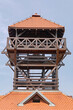 Wooden Tower With Roof Structure Observation Deck Landmark