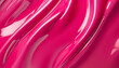 © TomWindeknecht - Glossy magenta pink lip gloss paint texture cosmetic makeup background