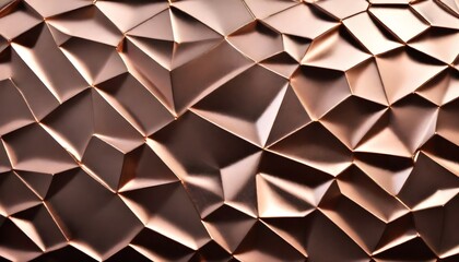 Geometric triangular shapes shutter pattern pink gold shiny polished slab texture template