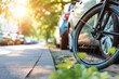 Sustainable transportation options like electric cars and bicycles, reducing greenhouse gas emissions