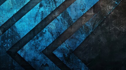 Abstract blue textured diagonal stripes background