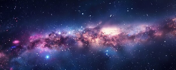 milky way in space.