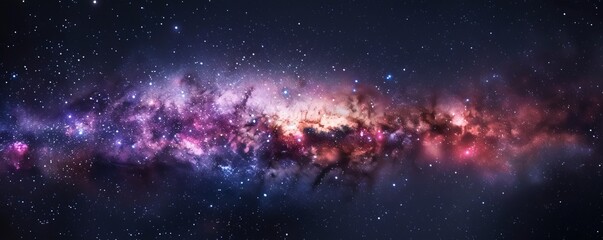 milky way in space.