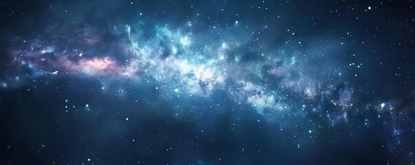 milky way in space.