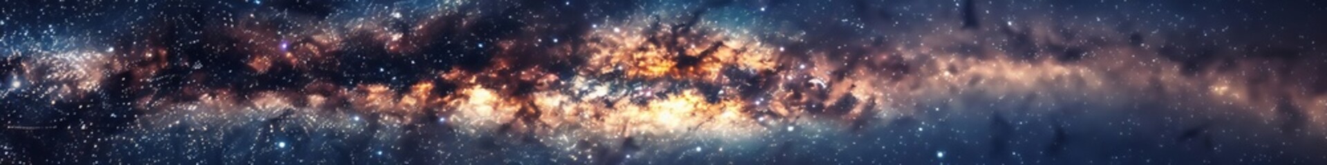 milky way in space.