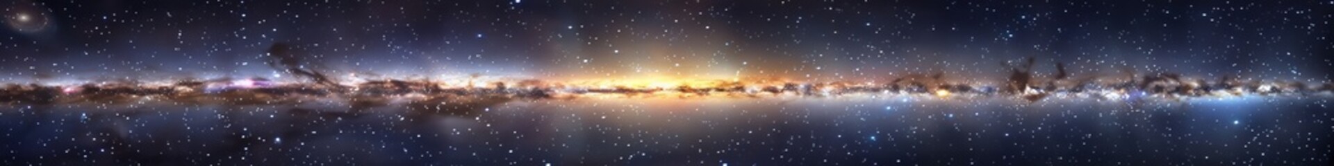 milky way in space.