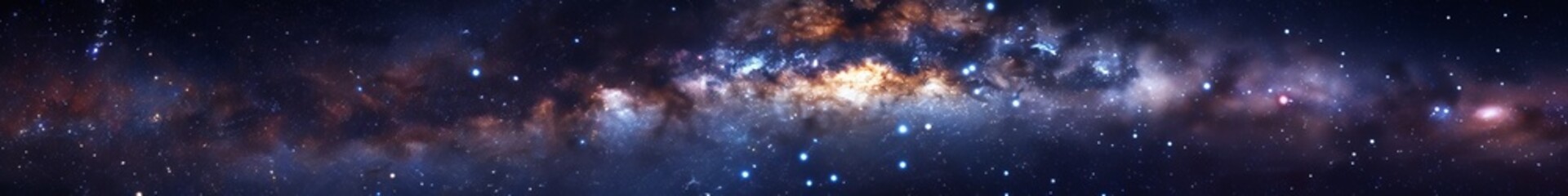 milky way in space.