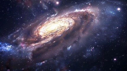 milky way in space.