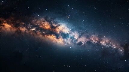 milky way in space.