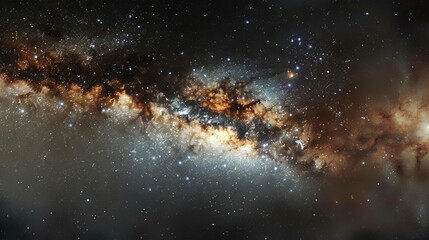 milky way in space.