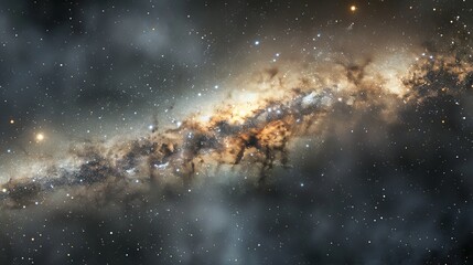 milky way in space.