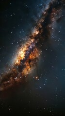 milky way in space.