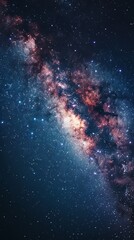milky way in space.