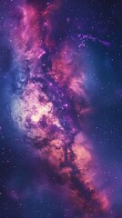 milky way in space.