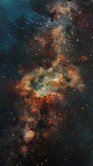 milky way in space.