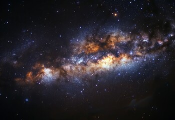 milky way in space.