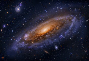 milky way in space.