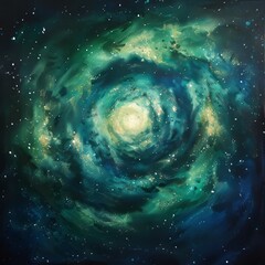 milky way in space.