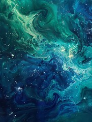 milky way in space.