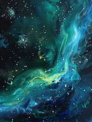 milky way in space.